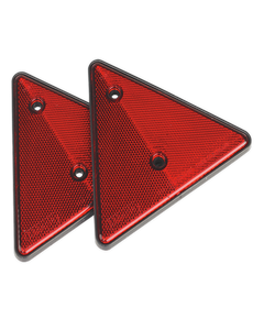 Sealey TB17 Rear Reflective Red Triangle Pack of 2