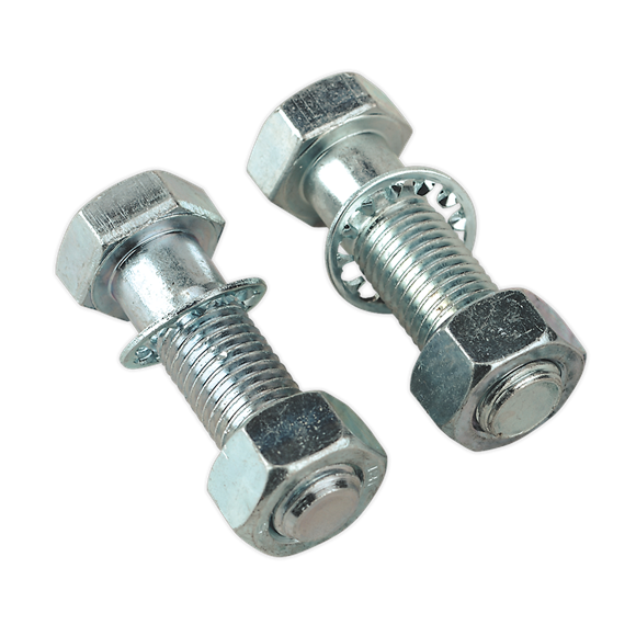 Sealey TB27 Tow-Ball Bolts & Nuts M16 x 55mm Pack of 2