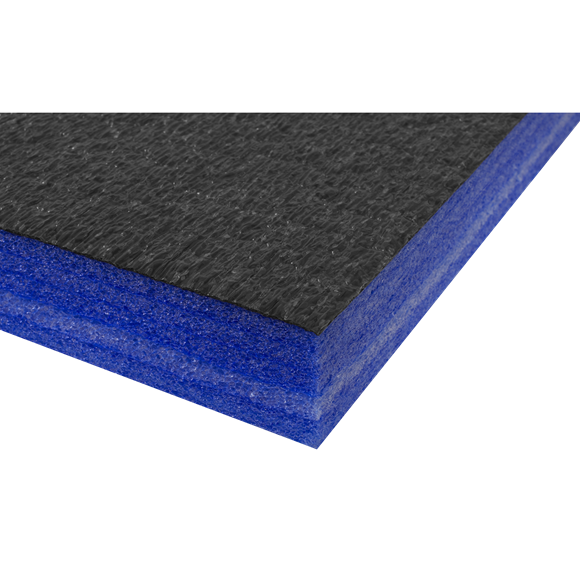 Sealey SF50B Easy Peel Shadow Foam® Blue/Black 1200 x 550 x 50mm