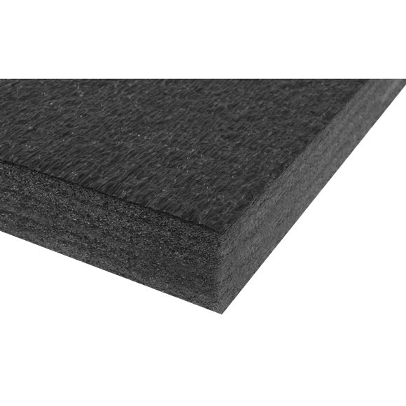 Sealey SF50BK Easy Peel Shadow Foam® Black/Black 1200 x 550 x 50mm