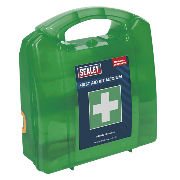 Sealey SFA01M First Aid Kit Medium - BS 8599-1 Compliant