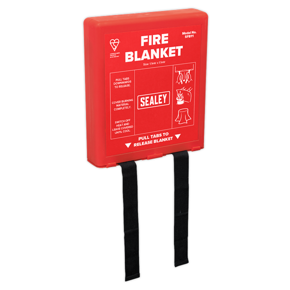 Sealey SFB11 Fire Blanket 1.1 x 1.1m