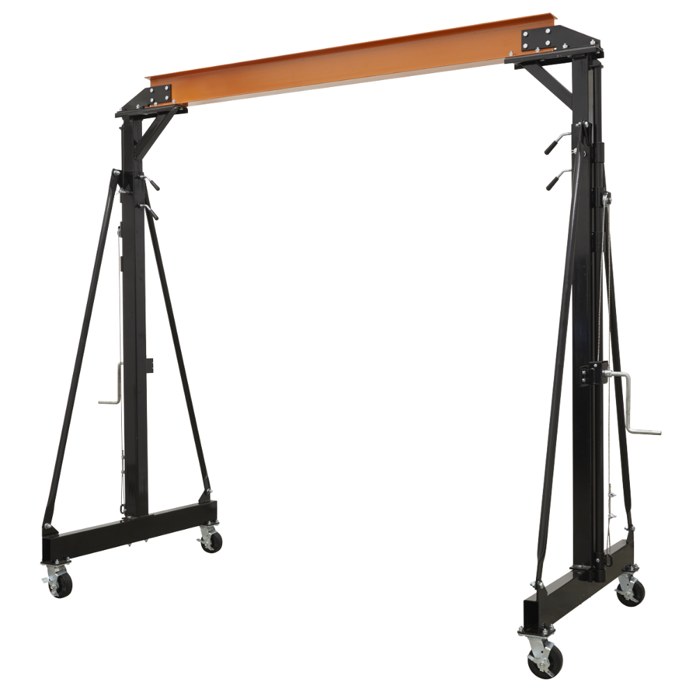 Sealey SG2000W Portable Lifting Gantry Crane Adjustable 2 Tonne