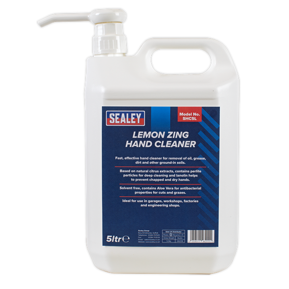 Sealey SHC5L Hand Cleaner 5L Lemon Zing