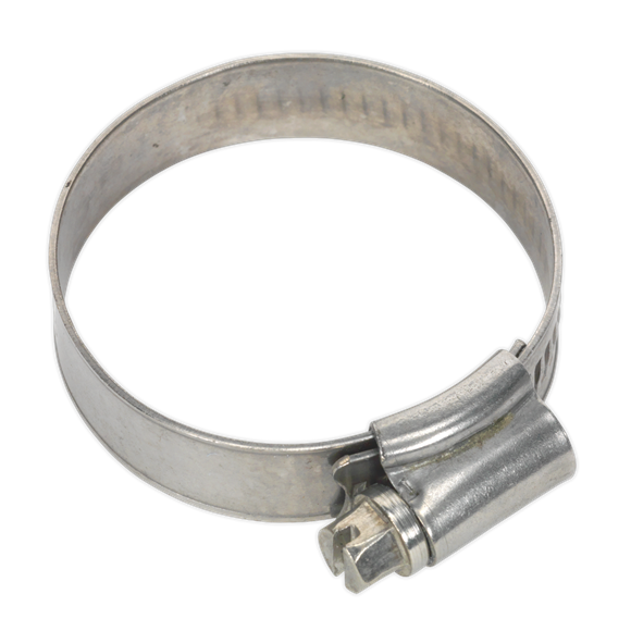 Sealey SHCSS1 Hose Clip Stainless Steel Ø32-44mm Pack of 10