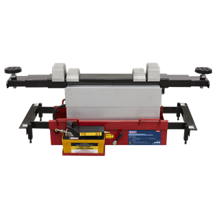 Sealey SJBEX200A Air Jacking Beam 2 Tonne with Arm Extenders & Flat Roller Supports