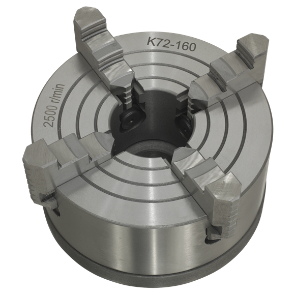 Sealey SM27FJC Independent Chuck 4-Jaw with Back Plate