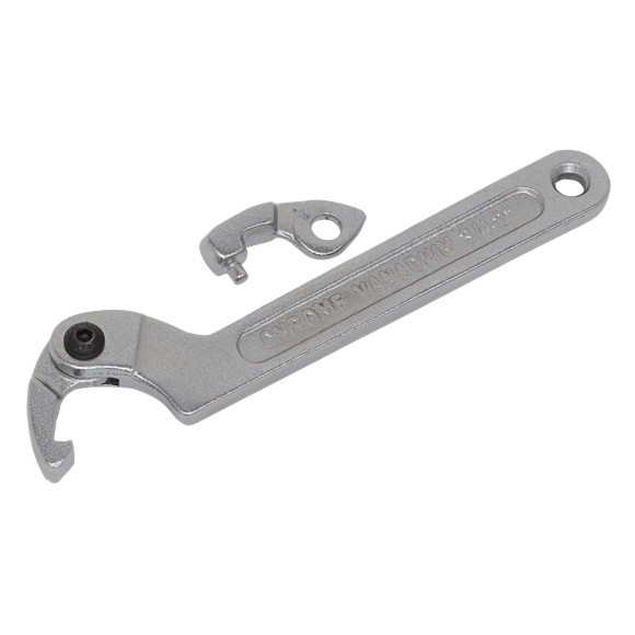 Sealey SMC2S Adjustable C Spanner - Hook & Pin Wrench Set 3pc 19-51mm