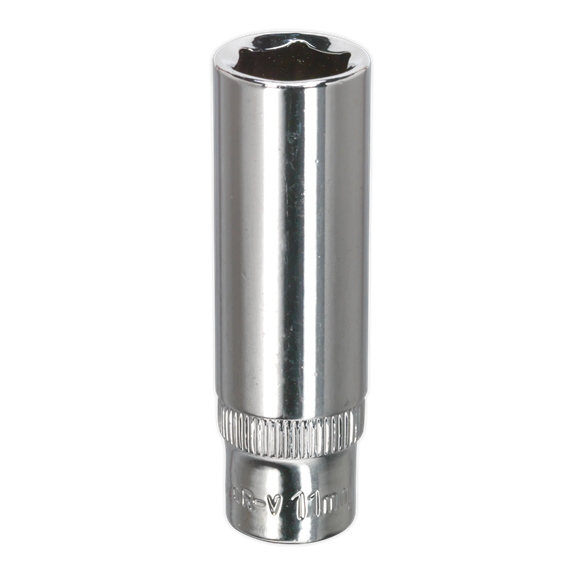 Sealey SP1411D WallDrive® Socket 11mm Deep 1/4