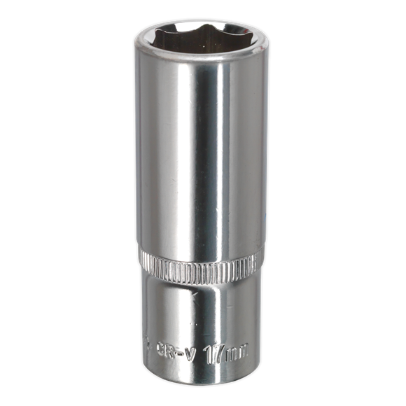 Sealey SP3817D WallDrive® Socket 17mm Deep 3/8