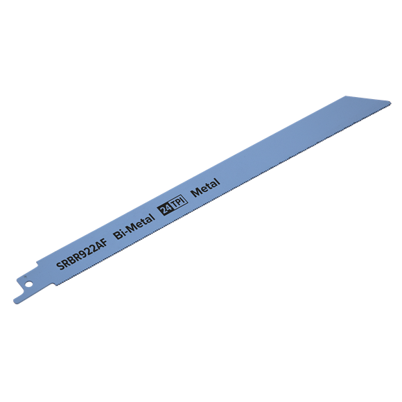 Sealey SRBR922AF Reciprocating Saw Blade Metal 230mm 24tpi - Pack of 5