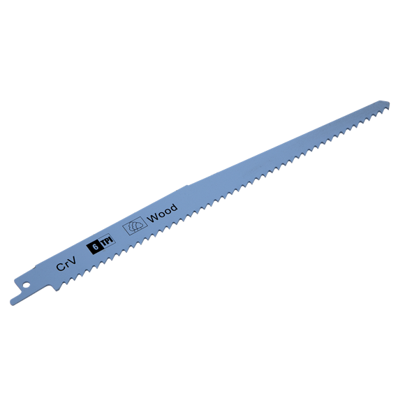 Sealey SRBS911D Reciprocating Saw Blade Clean Wood 230mm 6tpi - Pack of 5