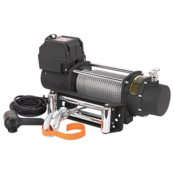 Sealey SRW5450 Self Recovery Winch 5450kg (12000lb) Line Pull 12V