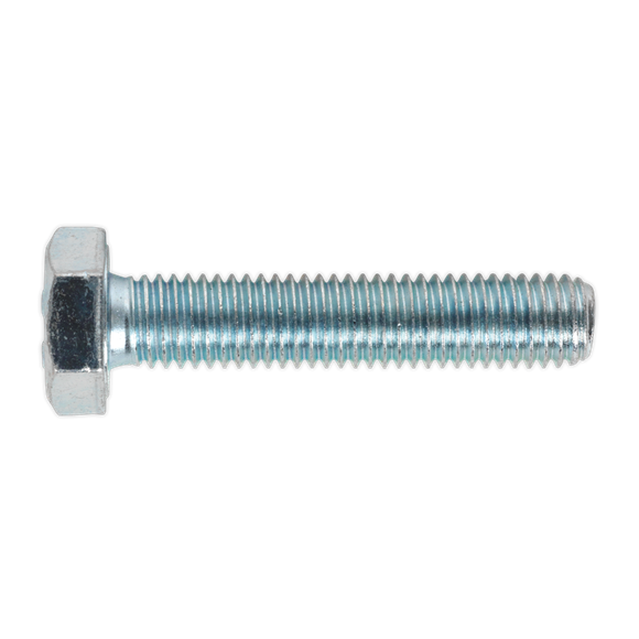 Sealey SS1050 HT Setscrew M10 x 50mm 8.8 Zinc Pack of 25