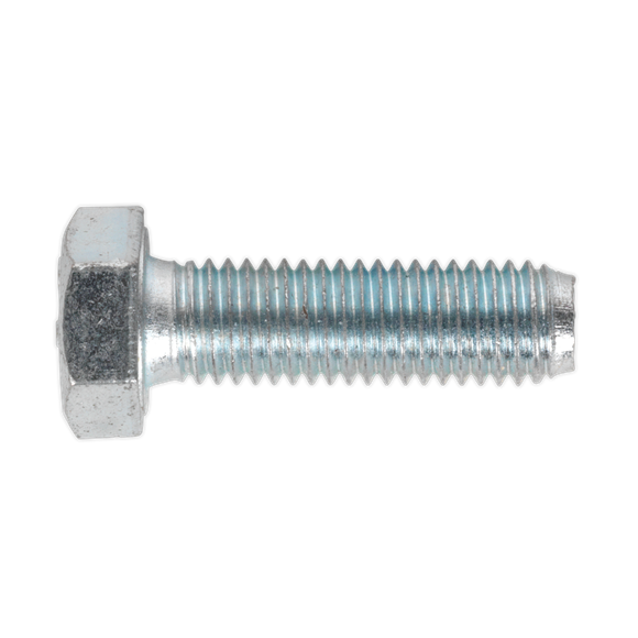 Sealey SS1240 HT Setscrew M12 x 40mm 8.8 Zinc Pack of 25