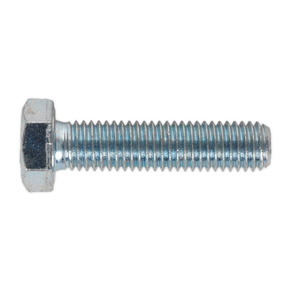 Sealey SS1250 HT Setscrew M12 x 50mm 8.8 Zinc Pack of 25
