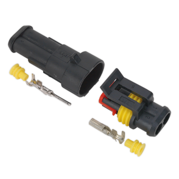 Sealey SSC2MF Superseal Male & Female Connector 2-Way 1pr