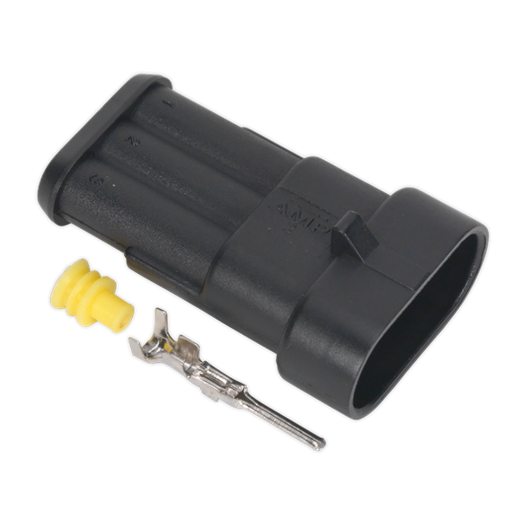Sealey SSC3M Superseal Male Connector 3-Way Pack of 5