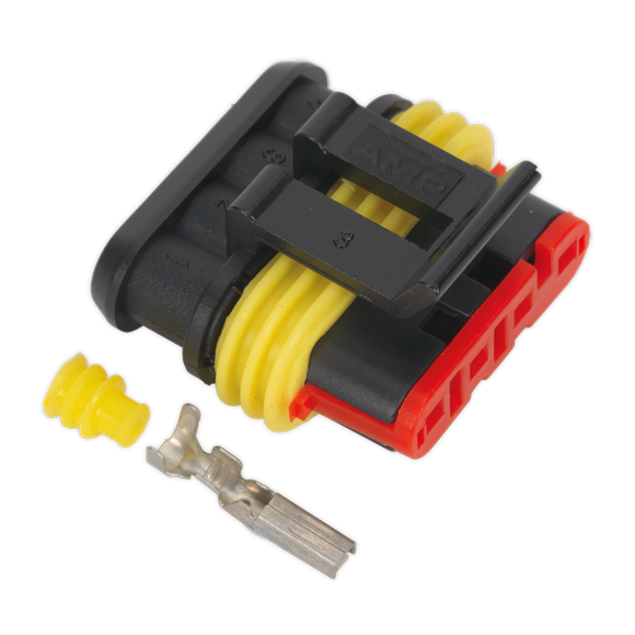 Sealey SSC4F Superseal Female Connector 4-Way Pack of 3