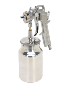 Sealey SSG2 Spray Gun Suction Feed General Purpose 1.5mm Set-Up