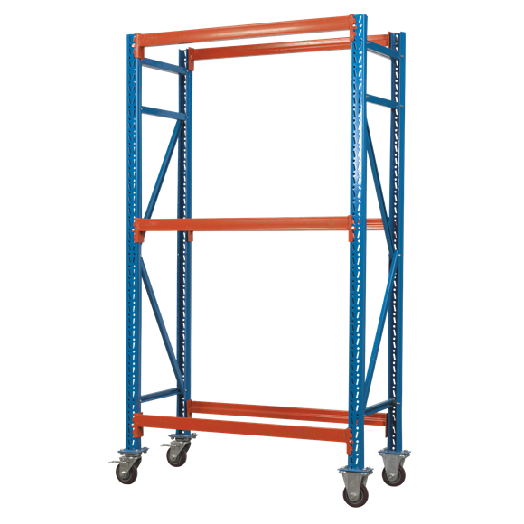 Sealey STR007 Two Level Mobile Tyre Rack 200kg Capacity Per Level
