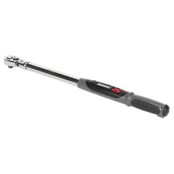 Sealey STW309 Angle Torque Wrench Flexi-Head Digital 1/2