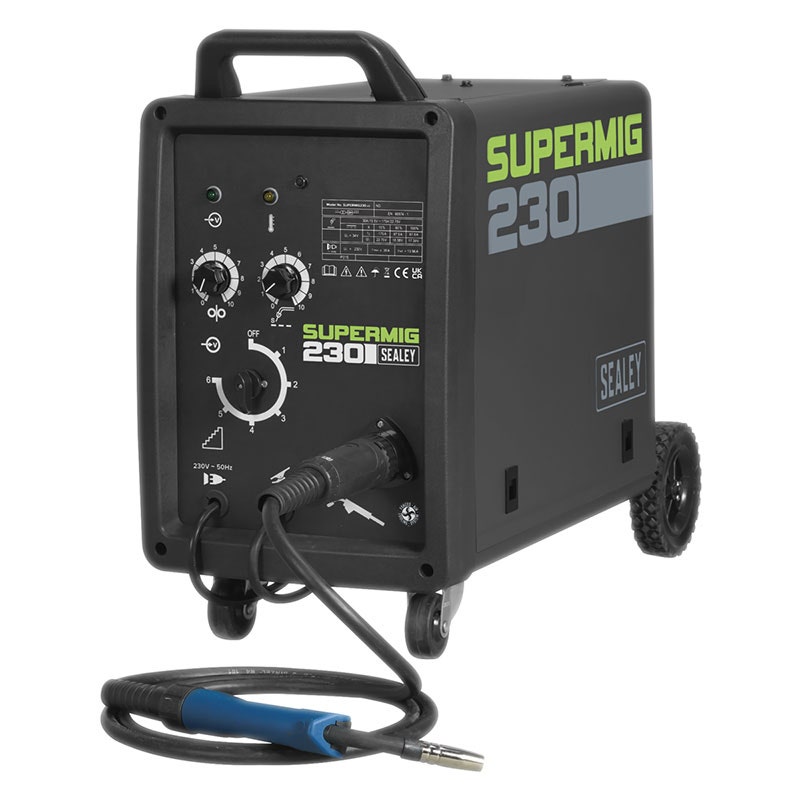 Sealey SUPERMIG230 - Professional MIG Welder 230Amp 230V with Binzel Euro Torch