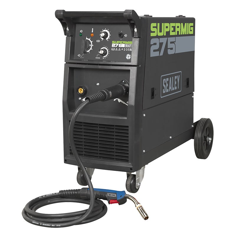 Sealey SUPERMIG275 Professional MIG Welder 270Amp 230V with Binzel Euro Torch