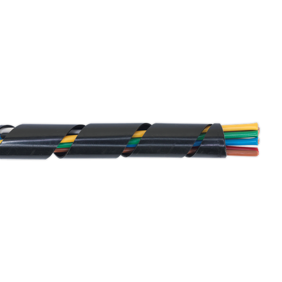 Sealey SWS1428 Spiral Wrap Cable Sleeving Ø14-28mm 10m