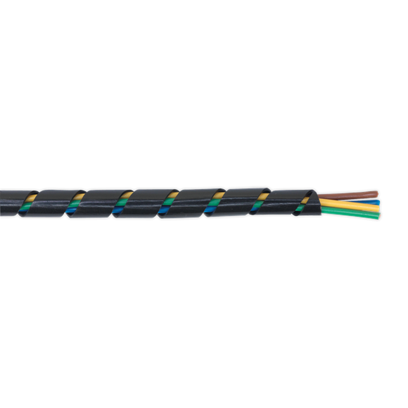 Sealey SWS816 Spiral Wrap Cable Sleeving Ø8-16mm 10m