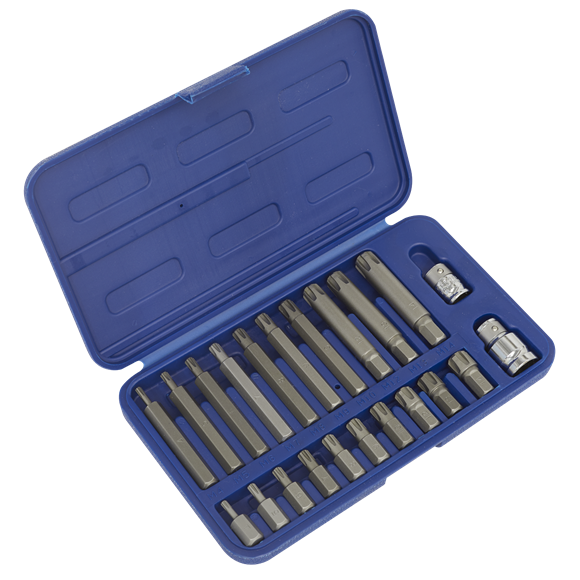 Sealey SX105 Ribe Bit Set 22pc 3/8