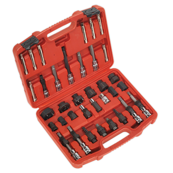 Sealey SX404 Alternator Freewheel Pulley Removal Set 35pc