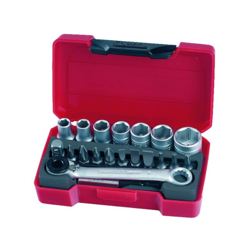 Teng T1420 Socket Bit Set of 20 1/4in Drive