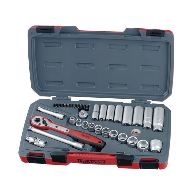 Teng T3835AF Socket Set of 35 A/F 3/8in Drive