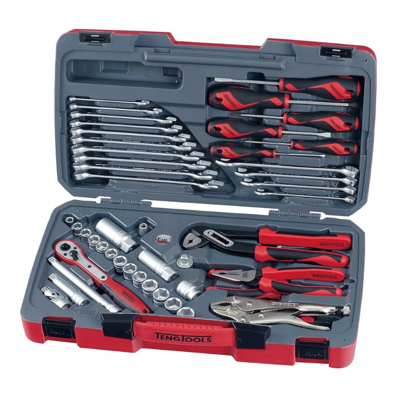 Teng T3848 Socket & Tool Set of 48 Metric & AF 3/8in Drive