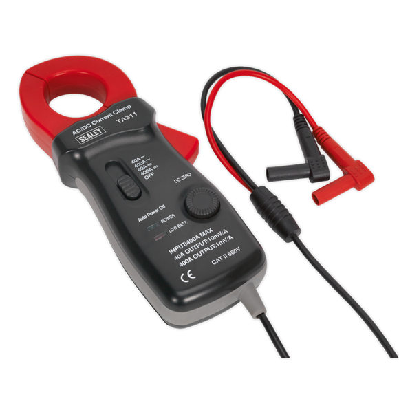 Sealey TA311 Current Clamp 40A/400A AC/DC - 28mm