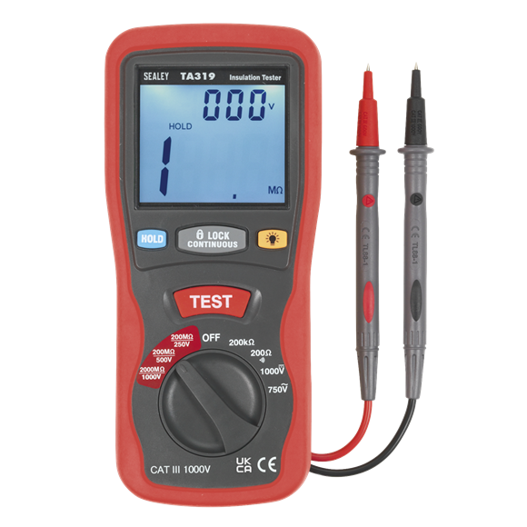 Sealey TA319 Digital Insulation Tester