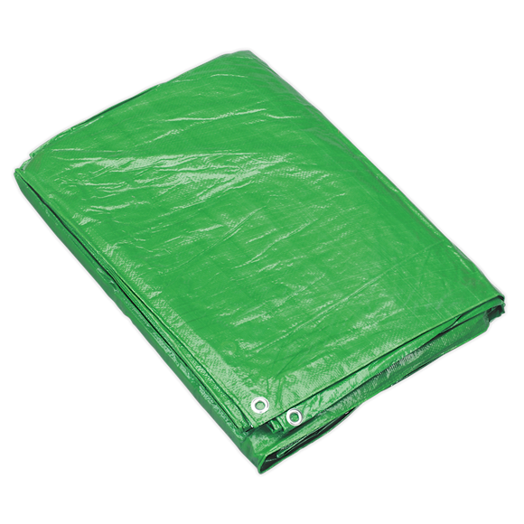 Sealey TARP2040G Tarpaulin 6.10 x 12.19m Green