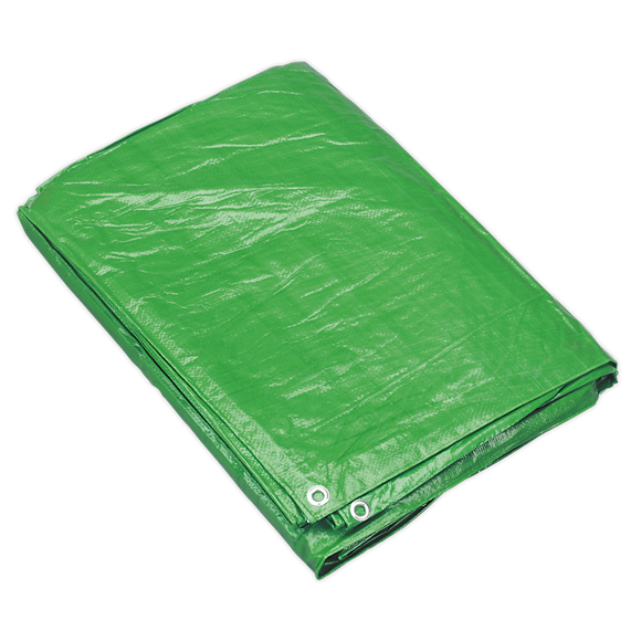 Sealey TARP68G Tarpaulin 1.73 x 2.31m Green