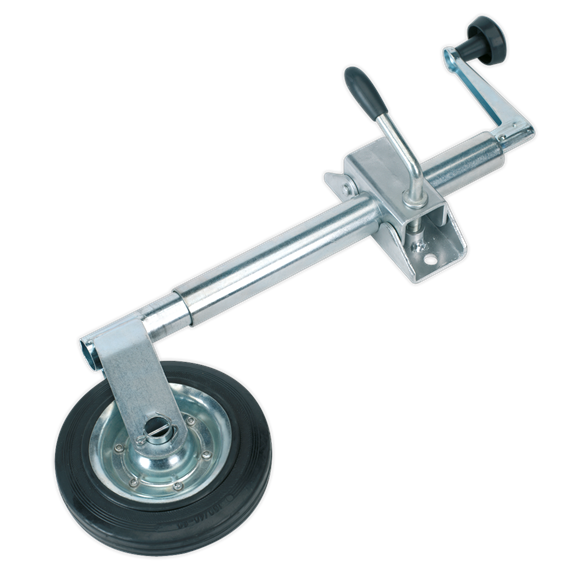 Sealey TB371 Jockey Wheel & Clamp Ø35mm - Ø150mm Solid Wheel