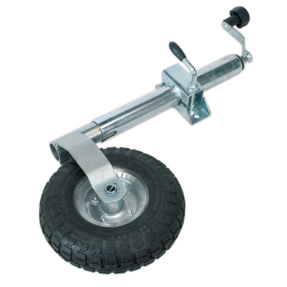 Sealey TB372 Jockey Wheel & Clamp Ø48mm - Ø260mm Pneumatic Wheel