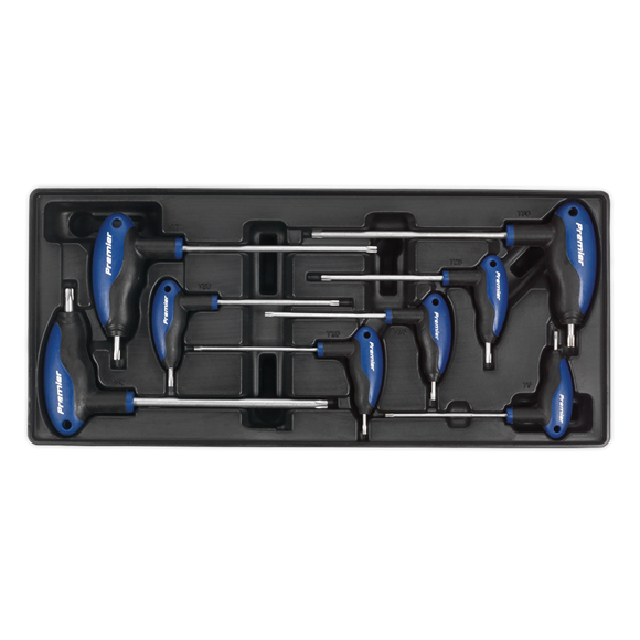 Sealey TBT05 Tool Tray with T-Handle TRX-Star* Key Set 8pc