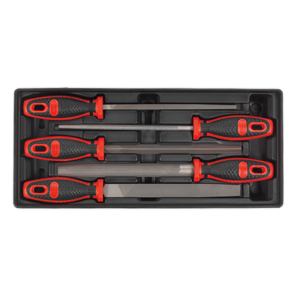 Sealey TBT09 Tool Tray with Engineer’s File Set 5pc