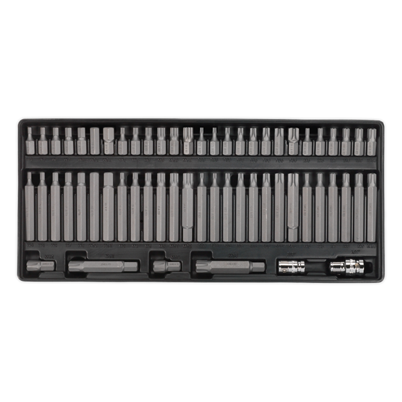 Sealey TBT11 Tool Tray with Security TRX-Star*/Hex/Ribe/Spline Bit Set 60pc