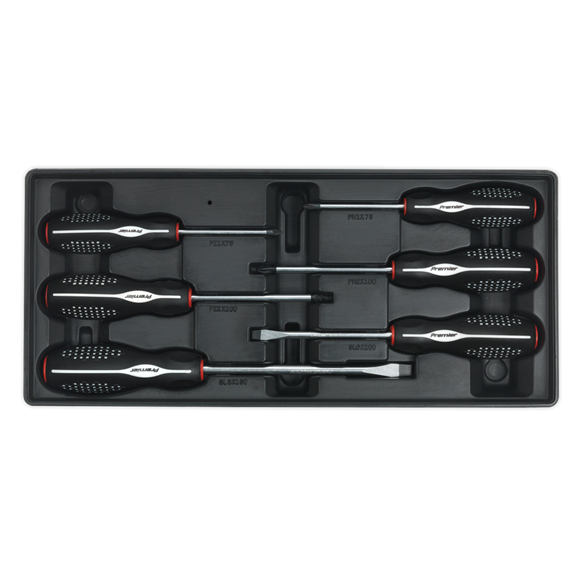 Sealey TBT14 Tool Tray with Screwdriver Set 6pc