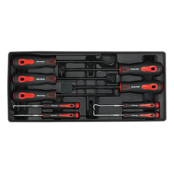Sealey TBT23 Tool Tray with Scraper & Hook Set 9pc