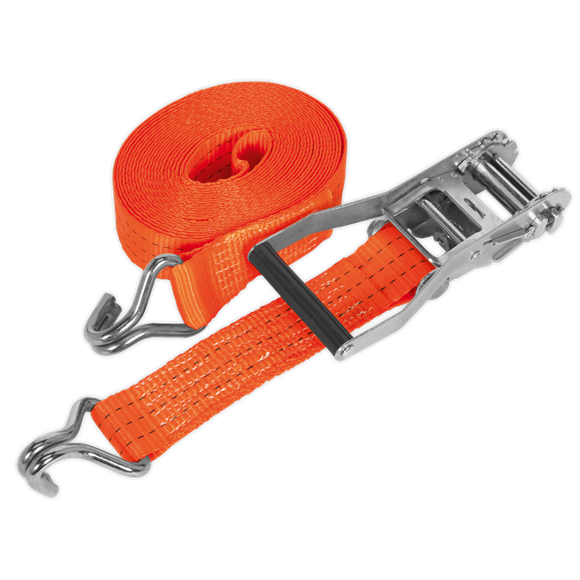 Sealey TD3010J Ratchet Tie Down 50mm x 10m Polyester Webbing 3000kg Breaking Strength