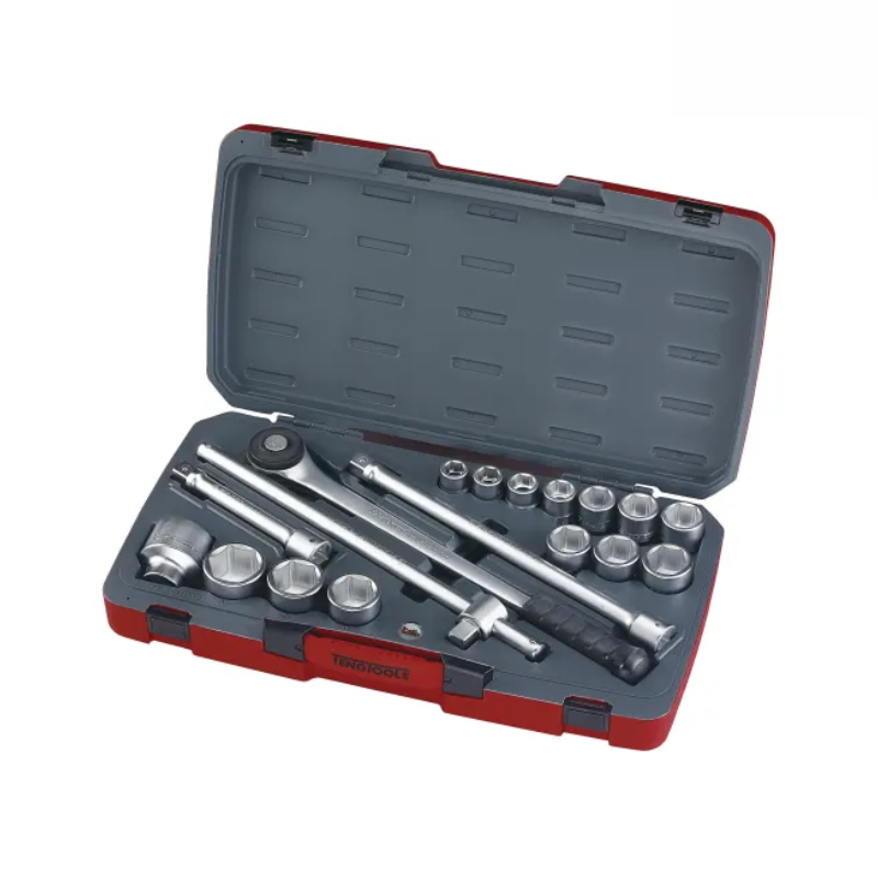 Teng T3418-6 Socket Set of 18 Metric 3/4in Drive