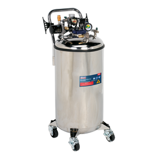 Sealey TP201 Fuel Tank Drainer 90L Stainless Steel