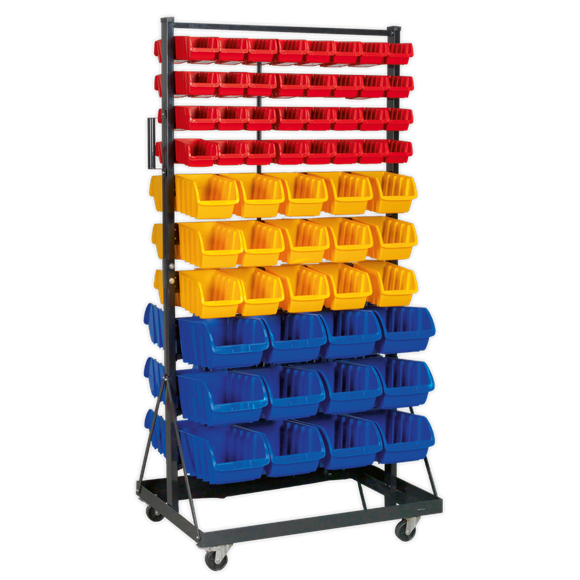 Sealey TPS118 Mobile Bin Storage System 118 Bin
